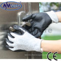 NMsafety 13 gauge Nylon+UHMWPE+Glassfibre liner coated micro-foam nitrile glove CE EN388 4X42C